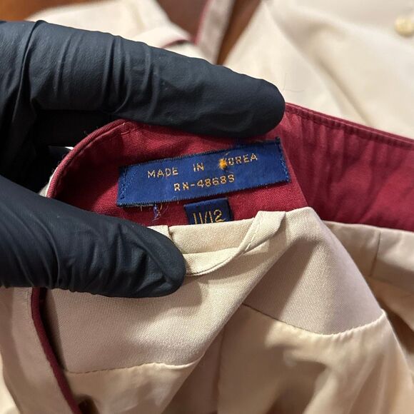 Misty Valley Vintage Tan Trench Rain Coat Women’s 11 / 12 - Picture 9 of 10